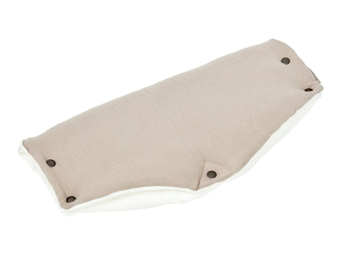 Stroller muff muslin beige