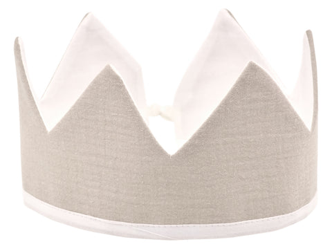 Fabric crown muslin beige