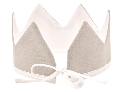 Fabric crown muslin beige