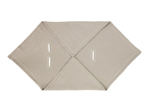 Coperta per seggiolino estivo in mussola beige