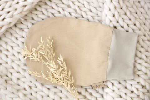 Rulletaske forår sommer muslin beige