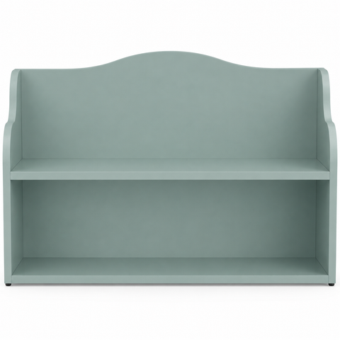 Children's bench white with seat cushion