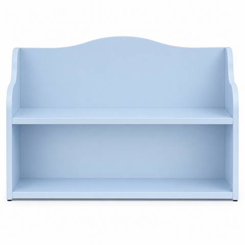 Children's bench white with seat cushion