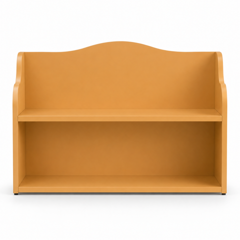 Children's bench white with seat cushion