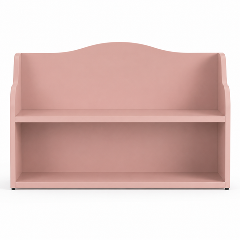 Children's bench white with seat cushion