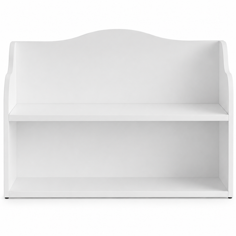 Children's bench white with seat cushion