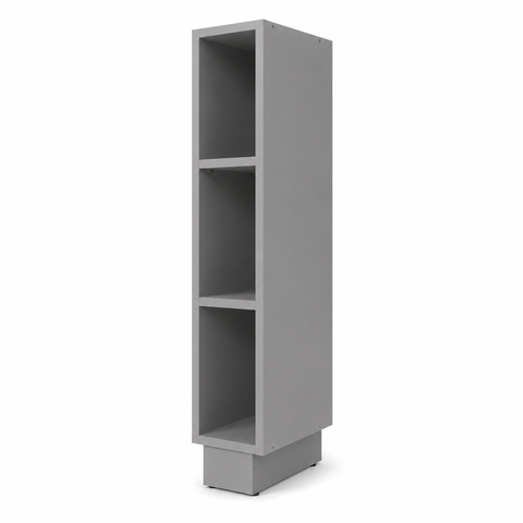 Étagère de rangement grise WIC123-60 pour table à langer, compatible avec plateau à langer et HEMNES gris