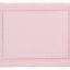 Tapis de jeu mousseline pois dorés sur rose