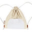 Sac à cordon pois dorés irréguliers sur vert olive