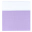 Tissu d'allaitement uni blanc pois blancs sur violet