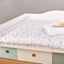 Matelas à langer triangles arrondis gris