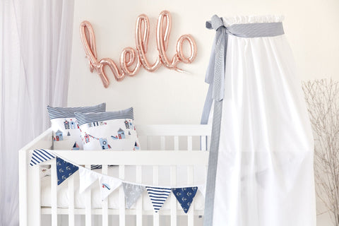 Canopy thin stripes dark blue