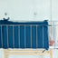 Tour de lit mousseline bleu