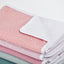 Matelas à langer mousseline pois rose