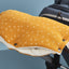 Poussette manchon mousseline pissenlit jaune