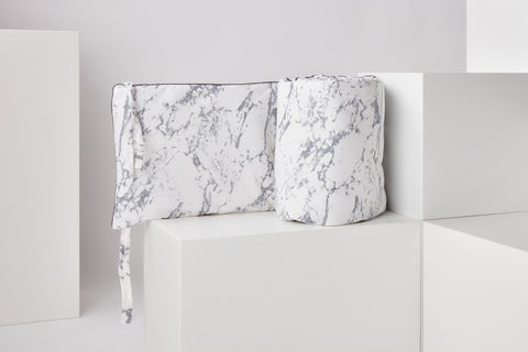 Nest white marble