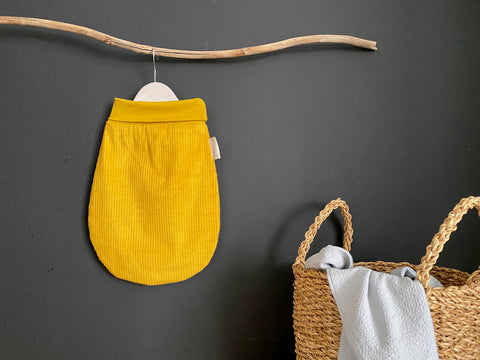 Romper bag spring summer cord wide cord yellow mustard