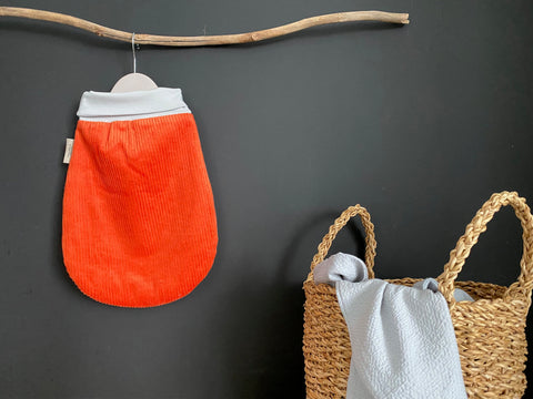 Romper bag spring summer cord wide cord orange pure orange