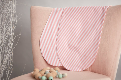 Nursing pillow cover stripes pink