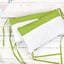 Nestchen Uniweiss weiße Punkte auf Grün