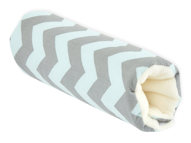 Arm protector baby seat Chevron light gray and mint