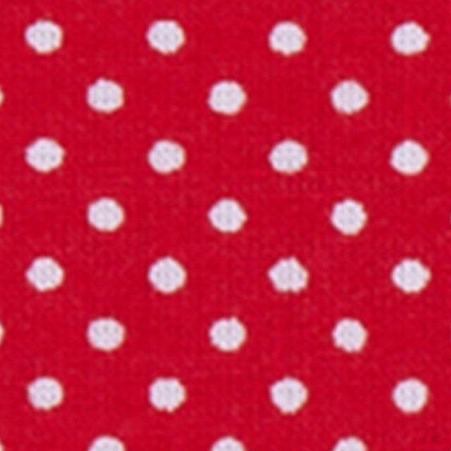 Stoff weiße Punkte auf Rot