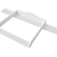 Wickelaufsatz weiß passend für 160 cm breite HEMNES Kommode mit Blende