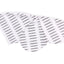 Taie d'oreiller allaitement tirets gris sur blanc