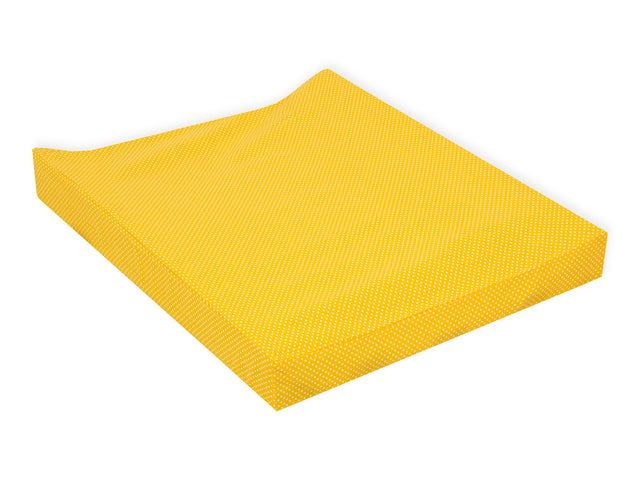 Cover for Wedge Wrap Pad white dots on yellow