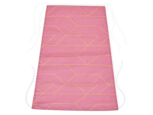Awning gold lines on pink