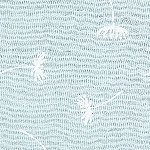 Fabric MUL muslin mint dandelions