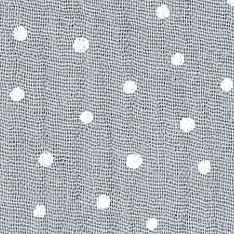 Fabric MUT muslin grey dots