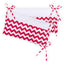 Nestchen Uniweiss Chevron magenta