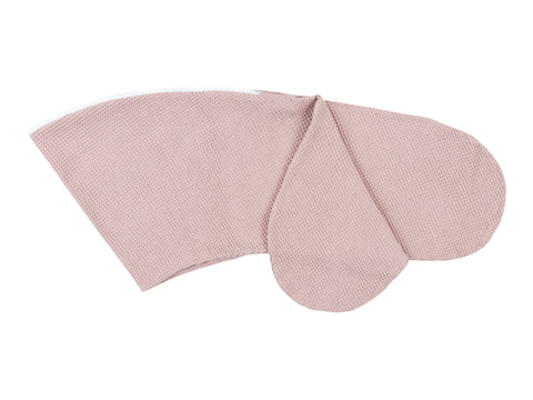 Nursing pillow cover waffle piqué pink