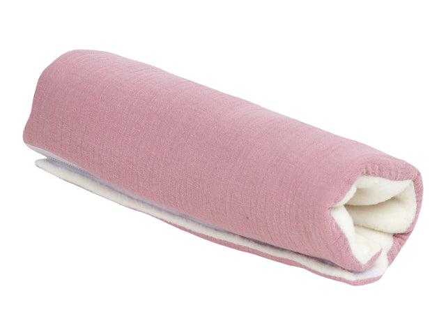 Arm protector baby shell muslin pink