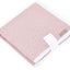 Matelas à langer de voyage mousseline pois dorés sur rose