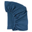Drap housse mousseline bleu