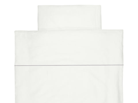 Bedding set linen light green white