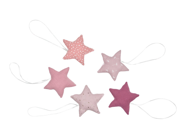 Stuffed stars Pink dandelion dots