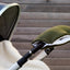 Poussette Manchon Double Crêpe Vert Automne Vert