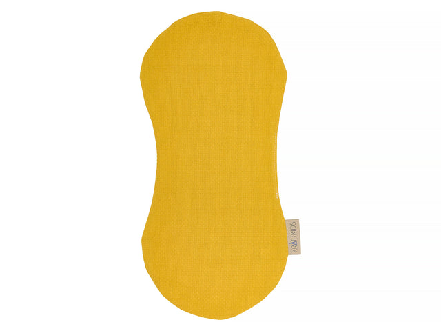 Burp Cloth Double Crepe Yellow Mustard