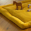 Krabbeldecke Doppelkrepp Gelb Mustard