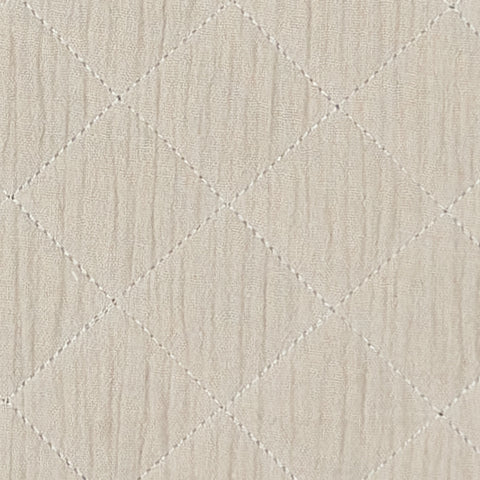 Fabric PID Muslin Quilted Beige Taupe