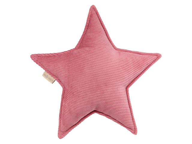 Star cushion cord broad cord pink