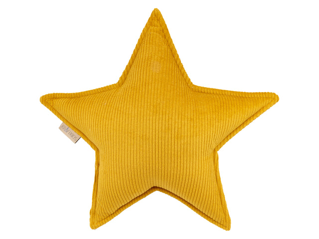 Star Cushion Cord Cordón Ancho Amarillo Mostaza