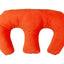 Coussin d'allaitement pour jumeaux cordon large cordon orange pur orange