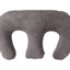 Coussin d'allaitement pour jumeaux cordon large cordon gris