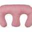 Coussin d'allaitement pour jumeaux mousseline rose