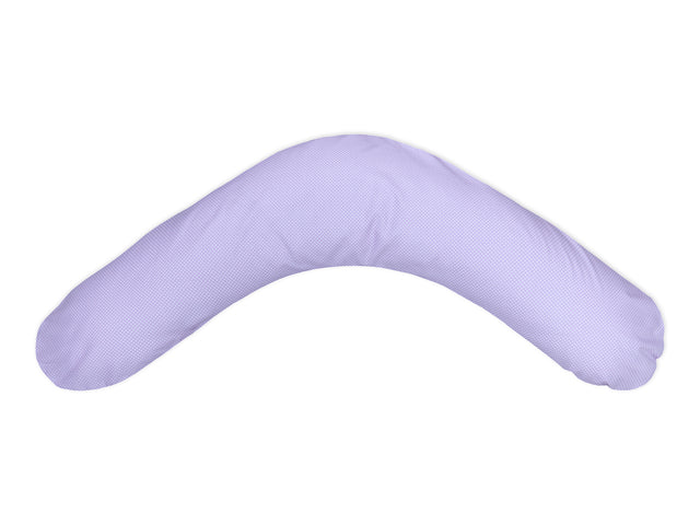 quality nursing pillow white dots on purple