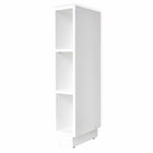 Das Stauraumregal WIC123-12 von KraftKids bietet mit drei offenen Fächern zusätzlichen Stauraum im Babyzimmer. Das schmale, weiße Regal passt perfekt als Regal hinter der Wickelkommode IDANÄS oder HEMNES.